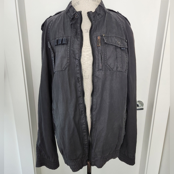 Jack & Jones Mens Bomber Utility Jacket - Picture 5 of 16